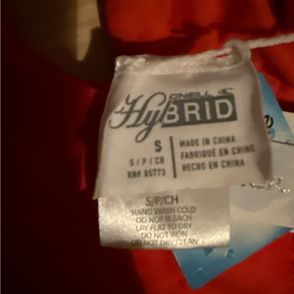 O'Neill Hybrid Red Bikini Active Cheeky Bottom Size Small - Picture 5 of 5